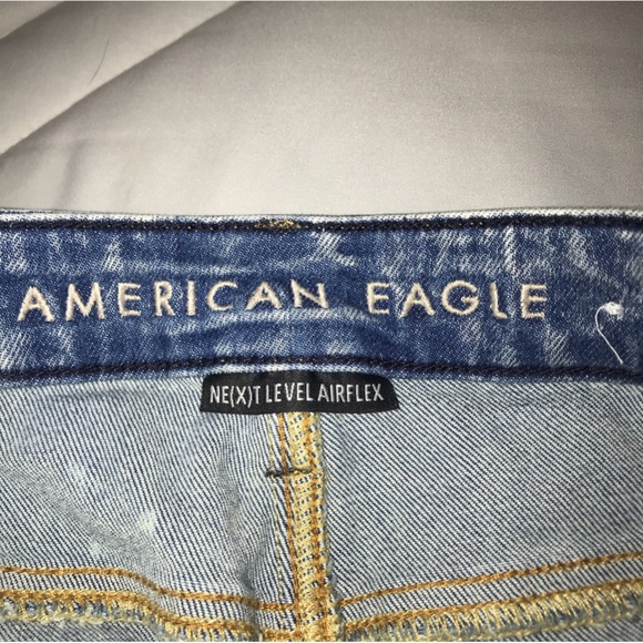 American Eagle distressed skinny jeans. Size 28 x 30 (see measurements below) - Picture 5 of 7